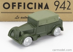Officina-942 Fiat 1100 Militare Cabriolet uzavretý 1939 1:76 vojenská zelená