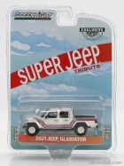 Greenlight Jeep Gladiator Pick-up Super Jeep Tribute 2021 1:64 biely