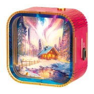 2Kids Toys 3D dřevěná skládačka Lampička Polární záře