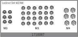 Locknut Set M3/M4