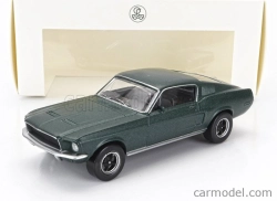 Norev Ford usa Mustang Gt Fastback Coupe 1968 1:43 Satin Green Met.