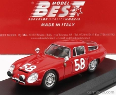 Najlepší model Alfa romeo Tz1 N 58 Targa Florio 1964 Bussinello - Todaro 1:43 Red