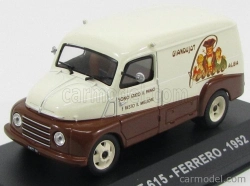 Edicola Fiat 615 Van Ferrero 1952 1:43 Ivory Brown