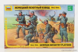 Zvezda Figures Soldati - Soldiers Military Germany Infantry Platoon 1:72 /