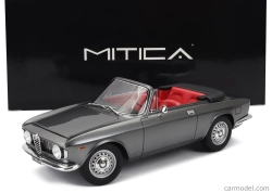 Mitica Alfa romeo Giulia 1600 Gtc Cabriolet Open 1964 – Interior Red 1:18 Grigio Met - Šedá