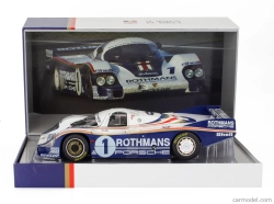 Werk83 Porsche 956lh 2.6l F6 Twin Turbo Team Rothmans Porsche System N 1 Víťaz 24h Le Mans 1982 Jacky Ickx - Derek Bell 1:18 bielo modrá