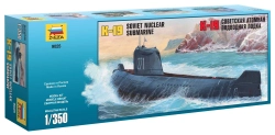Zvezda K-19 Soviet Nuclear Submarine "Hotel" Class (1:350)