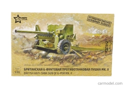 Zvezda Krupp British Anti Tank Gun Military 1:35 /