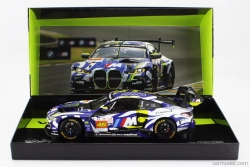 Minichamps BMW radu 4 M4 Gt3 Team Wrt N 46 24h Le Mans 2024 Valentino Rossi - Maxime Martin - Ahmad Al Harthy 1:18 Modrá Biela Čierna