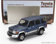 Bm-creations Toyota Land Cruiser Lc76 2014 1:64 Modrá strieborná