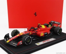 Bbr-models Ferrari F1 Sf-23 Team Scuderia Ferrari N 55 Pole Position 3. Monza Italy Gp 2023 Carlos Sainz - Con Vetrina - S vitrínou 1:18 Červená čierna žltá