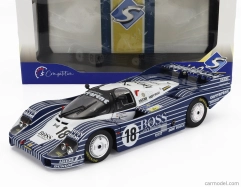Solido Porsche 956l 2.6l Twin Turbo Team Obermaier Racing Boss N 18 24h Le Mans 1983 Jurgen Laessig - Alex Plankenhorn - Desire Wilson 1:18 čierna biela