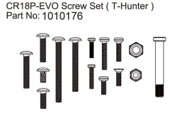 HBP240316 - (1010176) Screw Set T-Hunter - EVO 1:18
