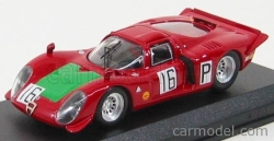 Best-model Alfa romeo 33.2 N 16 Nurburgring 1968 Giunti - Galli 1:43 Červená Zelená