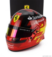 Mini prilba Bell prilba Casco prilba Casco prilba F1 Carlos Sainz Team Ferrari 2024 1:2 Red Black Yellow