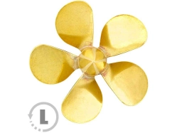 Raboesch lodná skrutka triedy 181 75 mm M5 5-listová ľavá