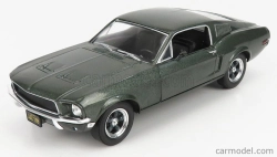Greenlight Ford usa Mustang Gt Fastback Coupe 1968 1:24 Highland Green