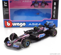 Bburago Alpine F1  A524 Team Bwt Alpine N 10 Season 2024 Pierre Gasly 1:43 Černá Modrá Růžová