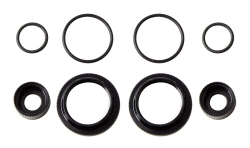 Sada upevňovacích objímek a těsnění 12 mm, černé