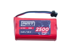Modely RMT Li-Ion 2500 mAh 7,4V 15C SM-3P