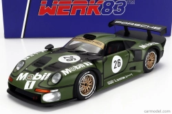 Werk83 Porsche 911 Gt1 3.2l Turbo Team Porsche Ag Mobil1 N 26 Pre Qualifying 24h Le Mans 1996 Y.dalmas - H.j.stuck - K.wendlinger 1:18 Zelená