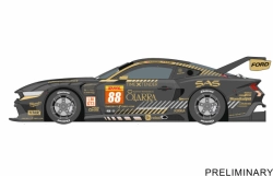 Auto Hybrid 51041 Ford Mustang GT3 No.88