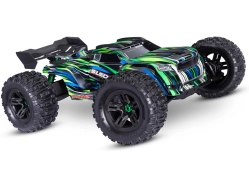 RC auto Traxxas Sledge s pásovými pneumatikami 1:8 RTR, zelené