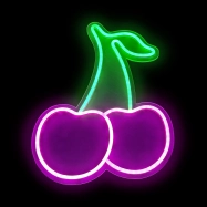 2Kids Toys LED NEON LIGHT lampička Čerešne