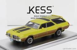 Kess-model Oldsmobile Vista Cruiser 442 Sw Station Wagon 1972 1:43 Yellow Black Wood