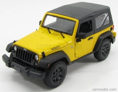 Maisto Jeep Wrangler Willys Soft-top 2014 1:18 Žlutá Černá