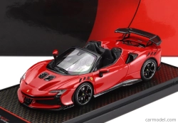 Bbr-models Ferrari Sf90 Xx Stradale Spider 2024 1:43 Rosso Corsa 322 - červená čierna