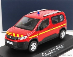 Norev Peugeot Rifter Pompiers 2019 1:43 Červeno-žltá