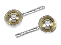 Guľový čap hliníkový, vonkajší závit M3, otvor M3