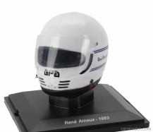Edicola Helma F1 Casco Helma Rene Arnoux 126 C2b Team Ferrari Sezóna 1983 1:5 biela