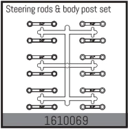 Steering rods & body post set