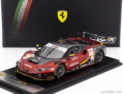 Looksmart Ferrari 296 Gt3 3.0l Turbo V6 Team Jmw Motorsport N 66 24h Le Mans 2024 Giacomo Petrobelli - Larry Ten Voorde - Salih Yoluc 1:43 Červená Černá