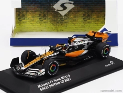 Solido Mclaren F1 Mcl60 Team Mclaren N 81 4th British Gp 2023 Oscar Piastri 1:43 Orange Black