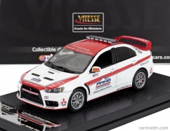 Vitesse Mitsubishi Lancer Evolution X Pikes Peak Safety Car 2008 1:43 Bielo-červená