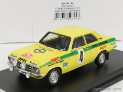 Trofeu Opel Ascona A (nočná verzia) N 4 Winner Rally Russelsheim 1973 W.rohrl - J.berger 1:43 Žltozelená