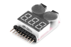 Alarm LiPo 2-8S - zvuková indikácia napätia