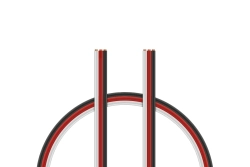 Trojžilový plochý kábel s hrúbkou FU 0,25 mm2 (PVC)