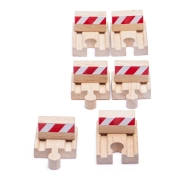 Bigjigs koľajnicové nárazníky 6 ks