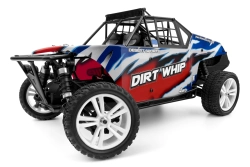 HiMOTO 1:10 Desert Buggy DIRT WHIP 2,4 GHz RTR set, modrá/červená