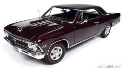 Autoworld Chevrolet Chevelle Ss 396 1966 1:18 Bordeaux Black