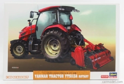 Hasegawa Yanmar Yt5113a Tractor With Rotary Trailer 1:35 /