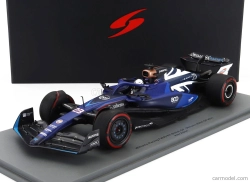 Spark-model Williams F1  Fw45 Team Williams Racing N 23 (800th Gp) British Gp 2023 Alexander Albon 1:18 Blue