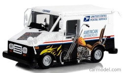 Greenlight Grumman Llv Truck Van Usps Mail Post Americké motocykle 2010 1:18 Biela čierna
