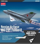 Model Kit lietadlo 12320 - Russian Air Force MiG-21PF Fishbed-D (1:48)