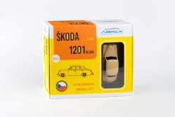 Abrex Škoda 1201 (1956) 1:43 – taxi – stavebnica