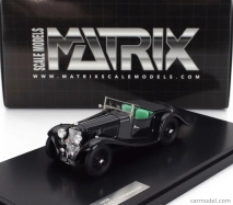Matrix scale models Aston martin 15/98 2-4 Seater Roadster Open 1938 1:43 Black